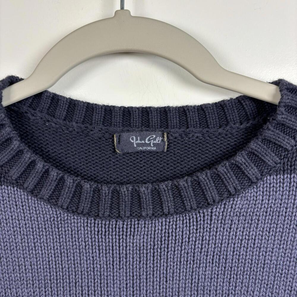 Brandy Melville Brianna Blue/Purple Striped Pullover Sweater One Size Women’s - Picture 2 of 6